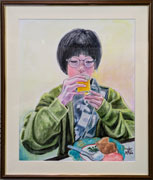 塩尻市議会議長賞「家族旅の夕餉」森口 益吉